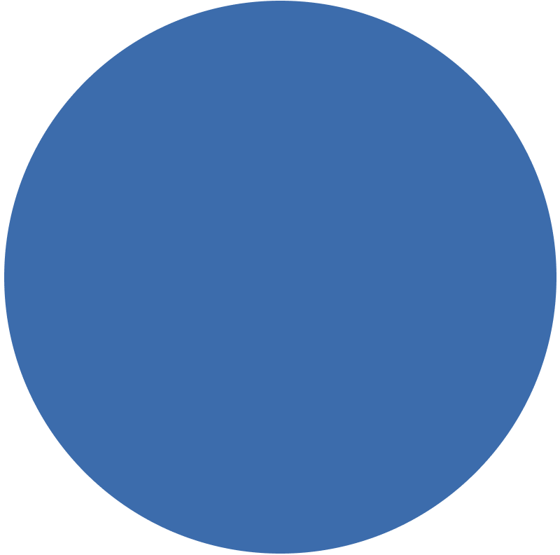 Giant blue circle
